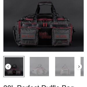 WolfPak Duffle Bag - Black and Red Black Widow